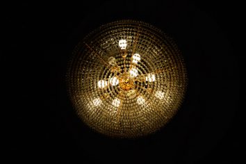 Il nero del lampadario nero