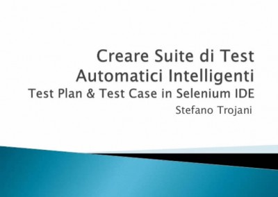 Creare un Test Plan