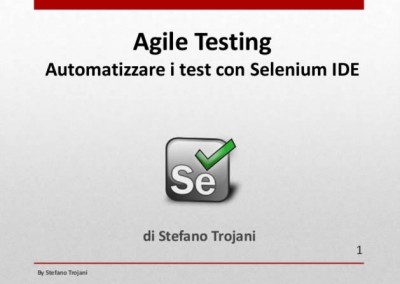 Automatizzare i test con Selenium IDE